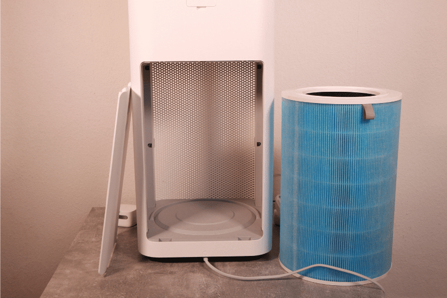 Der runde Kombifilter vom Xiaomi Mi Air Purifier Pro H Luftreiniger